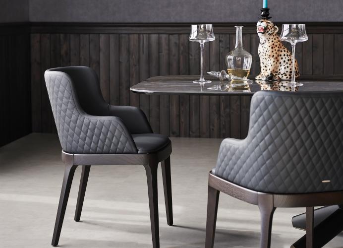 Stoel Magda Couture Cattelan Italia