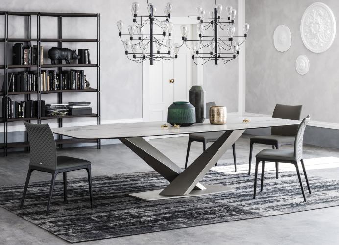 Tafel Stratos Keramik Cattelan Italia 